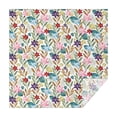 thumbnail image 1 of Pioneer Flower Floral Print Pattern Square Tablecloth,Waterproof Square Table Cover,Wipeable Spillproof Washable Table Cover for Home Kitchen Party Decor 52"x52"(132x132cm), 1 of 6
