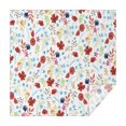 thumbnail image 1 of Pioneer Flower Floral Print Pattern Square Tablecloth,Waterproof Square Table Cover,Wipeable Spillproof Washable Table Cover for Home Kitchen Party Decor 52"x52"(132x132cm), 1 of 6