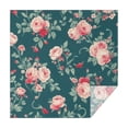 thumbnail image 1 of Pioneer Flower Floral Print Pattern Square Tablecloth,Waterproof Square Table Cover,Wipeable Spillproof Washable Table Cover for Home Kitchen Party Decor 42"X42"(107x107cm), 1 of 1