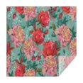 thumbnail image 1 of Pioneer Flower Floral Print Pattern Square Tablecloth,Waterproof Square Table Cover,Wipeable Spillproof Washable Table Cover for Home Kitchen Party Decor 52"x52"(132x132cm), 1 of 6