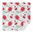 thumbnail image 1 of Pioneer Flower Floral Print Pattern Square Tablecloth,Waterproof Square Table Cover,Wipeable Spillproof Washable Table Cover for Home Kitchen Party Decor 52"x52"(132x132cm), 1 of 6