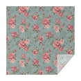 thumbnail image 1 of Pioneer Flower Floral Print Pattern Square Tablecloth,Waterproof Square Table Cover,Wipeable Spillproof Washable Table Cover for Home Kitchen Party Decor 42"X42"(107x107cm), 1 of 6
