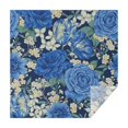 thumbnail image 1 of Pioneer Flower Floral Print Pattern Square Tablecloth,Waterproof Square Table Cover,Wipeable Spillproof Washable Table Cover for Home Kitchen Party Decor 52"x52"(132x132cm), 1 of 6