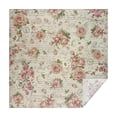 thumbnail image 1 of Pioneer Flower Floral Print Pattern Square Tablecloth,Waterproof Square Table Cover,Wipeable Spillproof Washable Table Cover for Home Kitchen Party Decor 42"X42"(107x107cm), 1 of 6