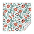 thumbnail image 1 of Pioneer Flower Floral Print Pattern Square Tablecloth,Waterproof Square Table Cover,Wipeable Spillproof Washable Table Cover for Home Kitchen Party Decor 60"x60"(152x152cm), 1 of 6