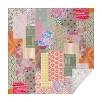 Pioneer Flower Floral Print Pattern Square Tablecloth,Waterproof Square Table Cover,Wipeable Spillproof Washable Table Cover for Home Kitchen Party Decor 42"X42"(107x107cm)