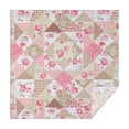 thumbnail image 1 of Pioneer Flower Floral Print Pattern Square Tablecloth,Waterproof Square Table Cover,Wipeable Spillproof Washable Table Cover for Home Kitchen Party Decor 42"X42"(107x107cm), 1 of 6