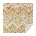 thumbnail image 1 of Pioneer Flower Floral Print Pattern Square Tablecloth,Waterproof Square Table Cover,Wipeable Spillproof Washable Table Cover for Home Kitchen Party Decor 52"x52"(132x132cm), 1 of 6