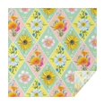 thumbnail image 1 of Pioneer Flower Floral Print Pattern Square Tablecloth,Waterproof Square Table Cover,Wipeable Spillproof Washable Table Cover for Home Kitchen Party Decor 52"x52"(132x132cm), 1 of 6