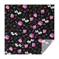 thumbnail image 1 of Pioneer Flower Floral Print Pattern Square Tablecloth,Waterproof Square Table Cover,Wipeable Spillproof Washable Table Cover for Home Kitchen Party Decor 52"x52"(132x132cm), 1 of 6