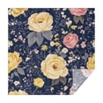 thumbnail image 1 of Pioneer Flower Floral Print Pattern Square Tablecloth,Waterproof Square Table Cover,Wipeable Spillproof Washable Table Cover for Home Kitchen Party Decor 60"x60"(152x152cm), 1 of 6