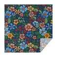 thumbnail image 1 of Pioneer Flower Floral Print Pattern Square Tablecloth,Waterproof Square Table Cover,Wipeable Spillproof Washable Table Cover for Home Kitchen Party Decor 52"x52"(132x132cm), 1 of 6