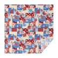 thumbnail image 1 of Pioneer Flower Floral Print Pattern Square Tablecloth, Waterproof Wipeable Spillproof Washable Table Cover for Home Kitchen Party and Daily Decor 42"x42", 1 of 6