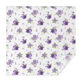 thumbnail image 1 of Pioneer Flower Floral Print Pattern Square Tablecloth, Waterproof Wipeable Spillproof Washable Table Cover for Home Kitchen Party and Daily Decor 42"x42", 1 of 6