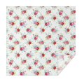 thumbnail image 1 of Pioneer Flower Floral Print Pattern Square Tablecloth, Waterproof Wipeable Spillproof Washable Table Cover for Home Kitchen Party and Daily Decor 42"x42", 1 of 6