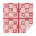 thumbnail image 1 of Pioneer Flower Floral Print Pattern Square Tablecloth, Waterproof Wipeable Spillproof Washable Table Cover for Home Kitchen Party and Daily Decor 42"x42", 1 of 6