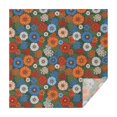 thumbnail image 1 of Pioneer Flower Floral Print Pattern Square Tablecloth, Waterproof Wipeable Spillproof Washable Table Cover for Home Kitchen Party and Daily Decor 52"x52", 1 of 6