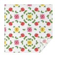 thumbnail image 1 of Pioneer Flower Floral Print Pattern Square Tablecloth, Waterproof Wipeable Spillproof Washable Table Cover for Home Kitchen Party and Daily Decor 52"x52", 1 of 6