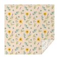 thumbnail image 1 of Pioneer Flower Floral Print Pattern Square Tablecloth, Waterproof Wipeable Spillproof Washable Table Cover for Home Kitchen Party and Daily Decor 52"x52", 1 of 6