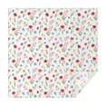 thumbnail image 1 of Pioneer Flower Floral Print Pattern Square Tablecloth, Waterproof Wipeable Spillproof Washable Table Cover for Home Kitchen Party and Daily Decor 52"x52", 1 of 6