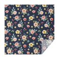 thumbnail image 1 of Pioneer Flower Floral Print Pattern Square Tablecloth, Waterproof Wipeable Spillproof Washable Table Cover for Home Kitchen Party and Daily Decor 52"x52", 1 of 6