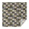 thumbnail image 1 of Pioneer Flower Floral Print Pattern Square Tablecloth, Waterproof Wipeable Spillproof Washable Table Cover for Home Kitchen Party and Daily Decor 52"x52", 1 of 6