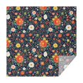 thumbnail image 1 of Pioneer Flower Floral Print Pattern Square Tablecloth, Waterproof Wipeable Spillproof Washable Table Cover for Home Kitchen Party and Daily Decor 60"x60", 1 of 6