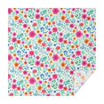thumbnail image 1 of Pioneer Flower Floral Print Pattern Square Tablecloth, Waterproof Wipeable Spillproof Washable Table Cover for Home Kitchen Party and Daily Decor 60"x60", 1 of 6