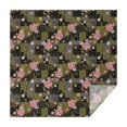 thumbnail image 1 of Pioneer Flower Floral Print Pattern Square Tablecloth, Waterproof Wipeable Spillproof Washable Table Cover for Home Kitchen Party and Daily Decor 60"x60", 1 of 6