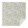 thumbnail image 1 of Pioneer Flower Floral Print Pattern Square Tablecloth, Waterproof Wipeable Spillproof Washable Table Cover for Home Kitchen Party and Daily Decor 60"x60", 1 of 6