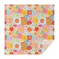thumbnail image 1 of Pioneer Flower Floral Print Pattern Square Tablecloth, Waterproof Wipeable Spillproof Washable Table Cover for Home Kitchen Party Decor, 42"x42", 1 of 6