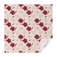 thumbnail image 1 of Pioneer Flower Floral Print Pattern Square Tablecloth, Waterproof Wipeable Spillproof Washable Table Cover for Home Kitchen Party Decor, 42"x42", 1 of 6