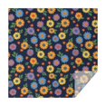 thumbnail image 1 of Pioneer Flower Floral Print Pattern Square Tablecloth, Waterproof Wipeable Spillproof Washable Table Cover for Home Kitchen Party Decor, 42"x42", 1 of 6