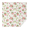 thumbnail image 1 of Pioneer Flower Floral Print Pattern Square Tablecloth, Waterproof Wipeable Spillproof Washable Table Cover for Home Kitchen Party Decor, 42"x42", 1 of 6