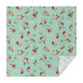 thumbnail image 1 of Pioneer Flower Floral Print Pattern Square Tablecloth, Waterproof Wipeable Spillproof Washable Table Cover for Home Kitchen Party Decor, 42"x42", 1 of 6