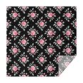 thumbnail image 1 of Pioneer Flower Floral Print Pattern Square Tablecloth, Waterproof Wipeable Spillproof Washable Table Cover for Home Kitchen Party Decor, 42"x42", 1 of 6
