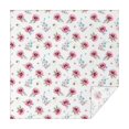 thumbnail image 1 of Pioneer Flower Floral Print Pattern Square Tablecloth, Waterproof Wipeable Spillproof Washable Table Cover for Home Kitchen Party Decor, 42"x42", 1 of 6