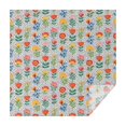 thumbnail image 1 of Pioneer Flower Floral Print Pattern Square Tablecloth, Waterproof Wipeable Spillproof Washable Table Cover for Home Kitchen Party Decor, 42"x42", 1 of 6