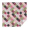 thumbnail image 1 of Pioneer Flower Floral Print Pattern Square Tablecloth, Waterproof Wipeable Spillproof Washable Table Cover for Home Kitchen Party Decor, 42"x42", 1 of 6