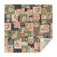 thumbnail image 1 of Pioneer Flower Floral Print Pattern Square Tablecloth, Waterproof Wipeable Spillproof Washable Table Cover for Home Kitchen Party Decor, 42"x42", 1 of 6