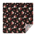 thumbnail image 1 of Pioneer Flower Floral Print Pattern Square Tablecloth, Waterproof Wipeable Spillproof Washable Table Cover for Home Kitchen Party Decor, 42"x42", 1 of 6