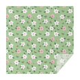 thumbnail image 1 of Pioneer Flower Floral Print Pattern Square Tablecloth, Waterproof Wipeable Spillproof Washable Table Cover for Home Kitchen Party Decor, 42"x42", 1 of 6