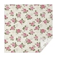 thumbnail image 1 of Pioneer Flower Floral Print Pattern Square Tablecloth, Waterproof Wipeable Spillproof Washable Table Cover for Home Kitchen Party Decor, 42"x42", 1 of 6