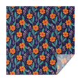thumbnail image 1 of Pioneer Flower Floral Print Pattern Square Tablecloth, Waterproof Wipeable Spillproof Washable Table Cover for Home Kitchen Party Decor, 42"x42", 1 of 6
