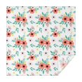 thumbnail image 1 of Pioneer Flower Floral Print Pattern Square Tablecloth, Waterproof Wipeable Spillproof Washable Table Cover for Home Kitchen Party Decor, 42"x42", 1 of 6