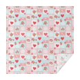 thumbnail image 1 of Pioneer Flower Floral Print Pattern Square Tablecloth, Waterproof Wipeable Spillproof Washable Table Cover for Home Kitchen Party Decor, 42"x42", 1 of 6
