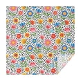 thumbnail image 1 of Pioneer Flower Floral Print Pattern Square Tablecloth, Waterproof Wipeable Spillproof Washable Table Cover for Home Kitchen Party Decor, 42"x42", 1 of 6
