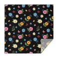 thumbnail image 1 of Pioneer Flower Floral Print Pattern Square Tablecloth, Waterproof Wipeable Spillproof Washable Table Cover for Home Kitchen Party Decor, 42"x42", 1 of 6