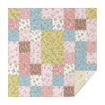 thumbnail image 1 of Pioneer Flower Floral Print Pattern Square Tablecloth, Waterproof Wipeable Spillproof Washable Table Cover for Home Kitchen Party Decor, 42"x42", 1 of 6
