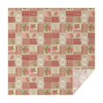 thumbnail image 1 of Pioneer Flower Floral Print Pattern Square Tablecloth, Waterproof Wipeable Spillproof Washable Table Cover for Home Kitchen Party Decor, 42"x42", 1 of 6